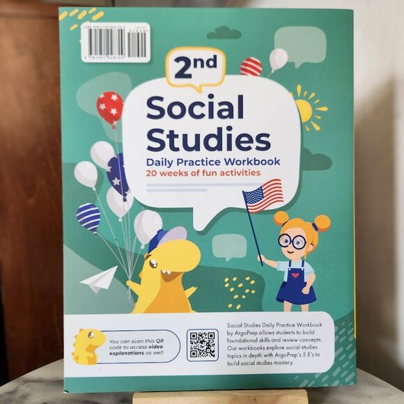 NEW 2nd Grade Social Studies: Daily Practice Workbook 20 Weeks of Fun Activities - Picture 2 of 13